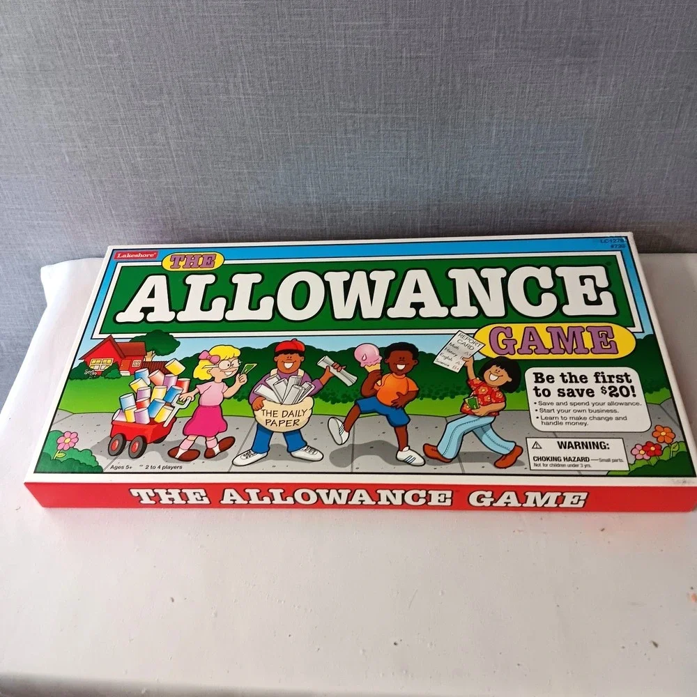 Lakeshore The Allowance Game Money Skills Educational Kids Children's Board Game